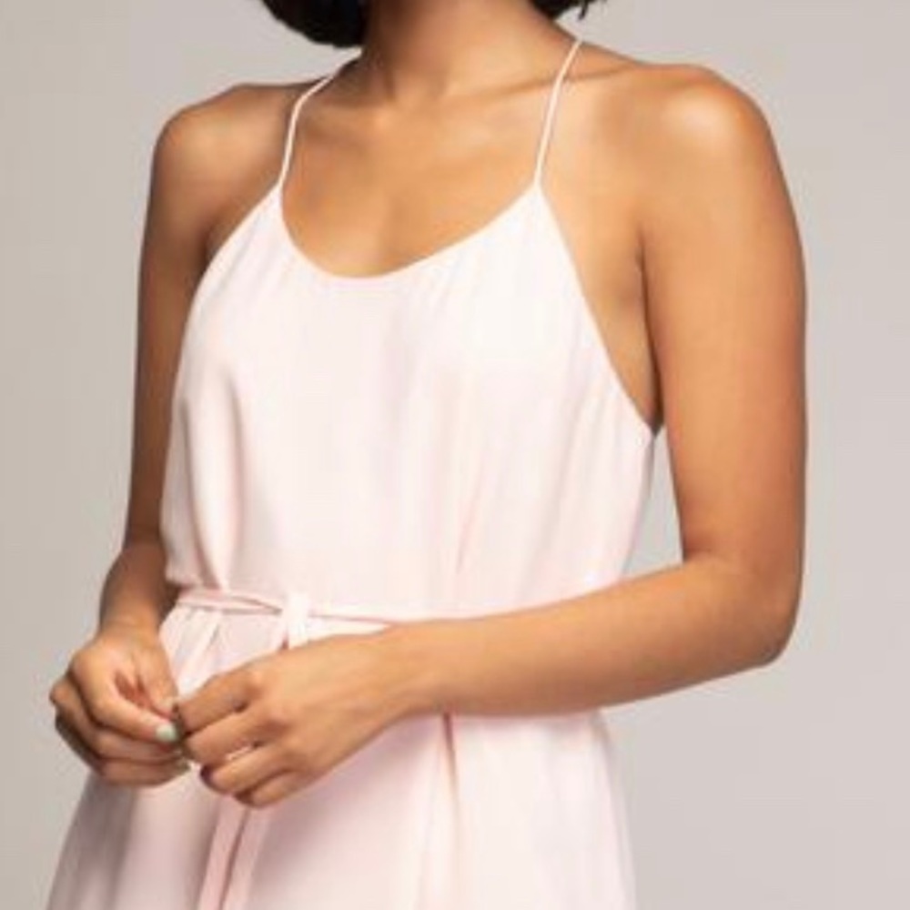 Naked Zebra Pastel Pink Midi Dress